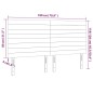 vidaXL Cabecero con luces LED terciopelo gris claro 180x5x118/128 cm vidaXL Cabecero con luces LED terciopelo gris claro 180x5x118/128 cm