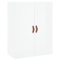 vidaXL Aparador alto madera contrachapada blanco brillo 69,5x34x180 cm vidaXL Aparador alto madera contrachapada blanco brillo 69,5x34x180 cm