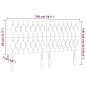 vidaXL Cabecero con luces LED tela gris claro 200x7x118/128 cm vidaXL Cabecero con luces LED tela gris claro 200x7x118/128 cm