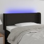 vidaXL Cabecero con LED de tela negro 93x16x78/88 cm vidaXL Cabecero con LED de tela negro 93x16x78/88 cm