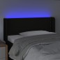vidaXL Cabecero con LED de tela negro 93x16x78/88 cm vidaXL Cabecero con LED de tela negro 93x16x78/88 cm