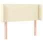 vidaXL Cabecero con LED cuero sintético crema 103x16x78/88 cm vidaXL Cabecero con LED cuero sintético crema 103x16x78/88 cm