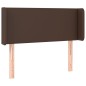 vidaXL Cabecero con LED cuero sintético marrón 93x16x78/88 cm vidaXL Cabecero con LED cuero sintético marrón 93x16x78/88 cm