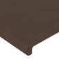 vidaXL Cabecero con LED cuero sintético marrón 93x16x78/88 cm vidaXL Cabecero con LED cuero sintético marrón 93x16x78/88 cm