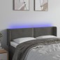 vidaXL Cabecero con LED de terciopelo gris oscuro 147x16x78/88 cm vidaXL Cabecero con LED de terciopelo gris oscuro 147x16x78/88 cm