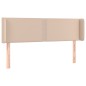 vidaXL Cabecero con LED cuero sintético capuchino 147x16x78/88 cm vidaXL Cabecero con LED cuero sintético capuchino 147x16x78/88 cm