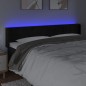 vidaXL Cabecero con LED de terciopelo negro 203x16x78/88 cm vidaXL Cabecero con LED de terciopelo negro 203x16x78/88 cm
