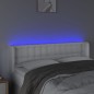 vidaXL Cabecero con LED cuero sintético blanco 147x16x78/88 cm vidaXL Cabecero con LED cuero sintético blanco 147x16x78/88 cm