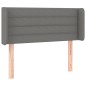 vidaXL Cabecero con LED de tela gris oscuro 103x16x78/88 cm vidaXL Cabecero con LED de tela gris oscuro 103x16x78/88 cm
