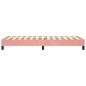 vidaXL Estructura de cama box spring terciopelo rosa 90x190 cm vidaXL Estructura de cama box spring terciopelo rosa 90x190 cm