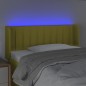 vidaXL Cabecero con LED de tela verde 93x16x78/88 cm vidaXL Cabecero con LED de tela verde 93x16x78/88 cm