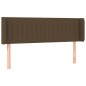 vidaXL Cabecero con LED de tela marrón oscuro 147x16x78/88 cm vidaXL Cabecero con LED de tela marrón oscuro 147x16x78/88 cm