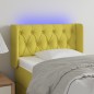 vidaXL Cabecero con LED de tela verde 83x16x78/88 cm vidaXL Cabecero con LED de tela verde 83x16x78/88 cm