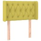 vidaXL Cabecero con LED de tela verde 83x16x78/88 cm vidaXL Cabecero con LED de tela verde 83x16x78/88 cm