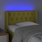 vidaXL Cabecero con LED de tela verde 83x16x78/88 cm vidaXL Cabecero con LED de tela verde 83x16x78/88 cm