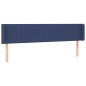 vidaXL Cabecero con LED de tela azul 183x16x78/88 cm vidaXL Cabecero con LED de tela azul 183x16x78/88 cm