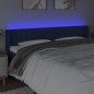 vidaXL Cabecero con LED de tela azul 183x16x78/88 cm vidaXL Cabecero con LED de tela azul 183x16x78/88 cm