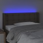 vidaXL Cabecero con LED de tela gris taupe 83x16x78/88 cm vidaXL Cabecero con LED de tela gris taupe 83x16x78/88 cm