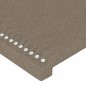 vidaXL Cabecero con LED de tela gris taupe 183x16x118/128 cm vidaXL Cabecero con LED de tela gris taupe 183x16x118/128 cm
