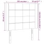 vidaXL Cabecero con LED de terciopelo gris claro 103x16x118/128 cm vidaXL Cabecero con LED de terciopelo gris claro 103x16x118/128 cm