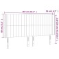 vidaXL Cabecero con LED de terciopelo gris claro 163x16x118/128 cm vidaXL Cabecero con LED de terciopelo gris claro 163x16x118/128 cm