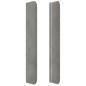 vidaXL Cabecero con LED de terciopelo gris claro 103x16x118/128 cm vidaXL Cabecero con LED de terciopelo gris claro 103x16x118/128 cm