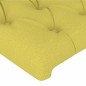 vidaXL Cabecero con LED de tela verde 147x16x118/128 cm vidaXL Cabecero con LED de tela verde 147x16x118/128 cm
