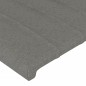 vidaXL Cabecero con LED de tela gris oscuro 147x16x118/128 cm vidaXL Cabecero con LED de tela gris oscuro 147x16x118/128 cm