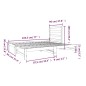 vidaXL Sofá cama extraíble madera maciza de pino gris 2x(90x190) cm