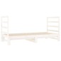 vidaXL Sofá cama extraíble madera maciza de pino blanco 2x(90x190) cm vidaXL Sofá cama extraíble madera maciza de pino blanco 2x(90x190) cm