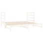 vidaXL Sofá cama extraíble madera maciza de pino blanco 2x(90x190) cm vidaXL Sofá cama extraíble madera maciza de pino blanco 2x(90x190) cm
