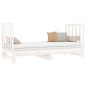 vidaXL Sofá cama extraíble madera maciza de pino blanco 2x(90x190) cm vidaXL Sofá cama extraíble madera maciza de pino blanco 2x(90x190) cm