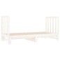 vidaXL Sofá cama extraíble madera maciza de pino blanco 2x(90x190) cm vidaXL Sofá cama extraíble madera maciza de pino blanco 2x(90x190) cm