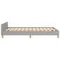 vidaXL Estructura de cama con cabecero de tela gris claro 120x200 cm vidaXL Estructura de cama con cabecero de tela gris claro 120x200 cm