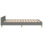 vidaXL Estructura de cama con cabecero de tela gris oscuro 120x200 cm vidaXL Estructura de cama con cabecero de tela gris oscuro 120x200 cm
