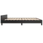 vidaXL Estructura de cama con cabecero cuero sintético negro 200x200cm vidaXL Estructura de cama con cabecero cuero sintético negro 200x200cm