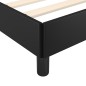 vidaXL Estructura de cama con cabecero cuero sintético negro 200x200cm vidaXL Estructura de cama con cabecero cuero sintético negro 200x200cm