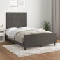 vidaXL Estructura cama con cabecero terciopelo gris oscuro 120x200 cm vidaXL Estructura cama con cabecero terciopelo gris oscuro 120x200 cm