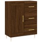 vidaXL Aparador alto madera contrachapada marrón roble 69,5x34x180 cm vidaXL Aparador alto madera contrachapada marrón roble 69,5x34x180 cm