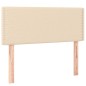 vidaXL Cama box spring con colchón tela color crema 90x200 cm vidaXL Cama box spring con colchón tela color crema 90x200 cm