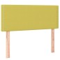 vidaXL Cabecero con LED de tela verde 80x5x78/88 cm