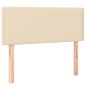 vidaXL Cama box spring con colchón tela color crema 100x200 cm vidaXL Cama box spring con colchón tela color crema 100x200 cm