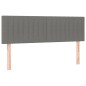 vidaXL Cama box spring con colchón tela gris oscuro 140x190 cm vidaXL Cama box spring con colchón tela gris oscuro 140x190 cm