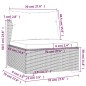 vidaXL Set sofás de jardín 8 piezas y cojines ratán sintético marrón vidaXL Set sofás de jardín 8 piezas y cojines ratán sintético marrón