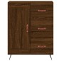 vidaXL Aparador alto madera contrachapada marrón roble 69,5x34x180 cm vidaXL Aparador alto madera contrachapada marrón roble 69,5x34x180 cm