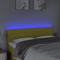 vidaXL Cabecero con LED de tela verde 144x5x78/88 cm vidaXL Cabecero con LED de tela verde 144x5x78/88 cm