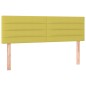vidaXL Cabecero con LED de tela verde 144x5x78/88 cm vidaXL Cabecero con LED de tela verde 144x5x78/88 cm
