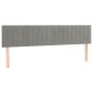 vidaXL Cama box spring con colchón terciopelo gris claro 180x200 cm vidaXL Cama box spring con colchón terciopelo gris claro 180x200 cm