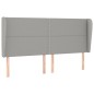 vidaXL Cama box spring con colchón tela gris claro 200x200 cm vidaXL Cama box spring con colchón tela gris claro 200x200 cm