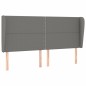 vidaXL Cama box spring con colchón tela gris oscuro 180x200 cm vidaXL Cama box spring con colchón tela gris oscuro 180x200 cm